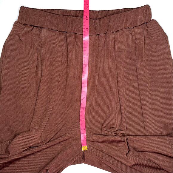 NWT Cider Brown Elastic Waist Wide Leg Pants Size XS - Picture 12 of 15